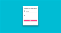 Desktop Screenshot of contact-platform.com