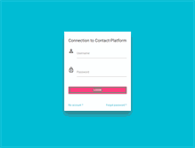 Tablet Screenshot of contact-platform.com